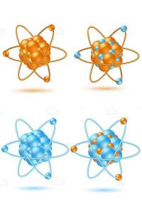 Atoms, science elements